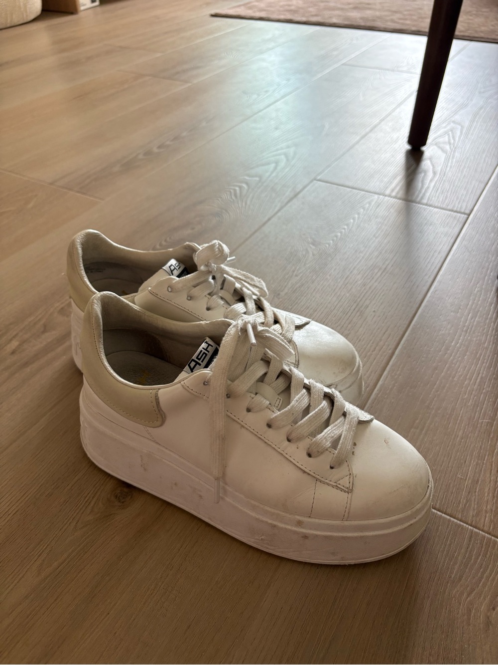 White Platform Sneakers